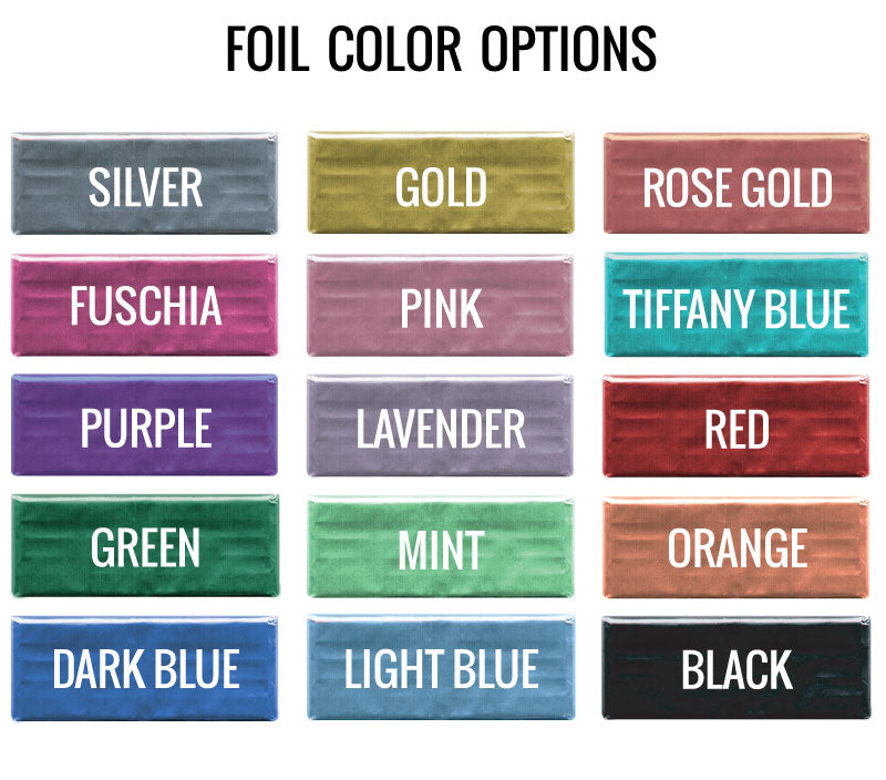 Candy Wrapper Store Foil Color Options
