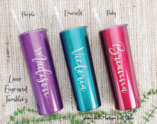 Best Seller! Laser Engraved Mama with Kids Names Tumbler - Christmas G –  SheltonShirts