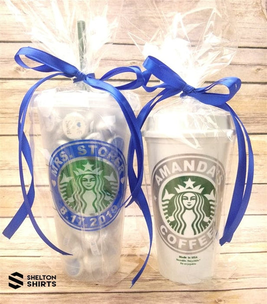 Custom Starbucks Cold Cups 24oz - Bride