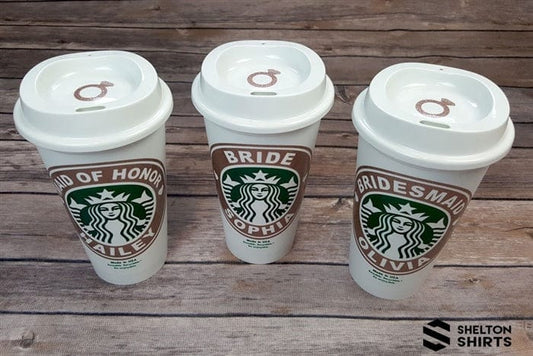 Personalized Starbucks 16 or 24 oz Reusable Cold Cup with Custom Vinyl Name  Decal