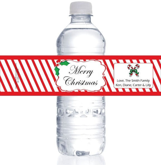 Christmas Holly Water Bottle Label – Greengate Images