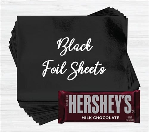Silver Paper Backed Foil Wrappers for Overwrapping Chocolate Bars