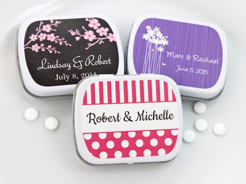 Cherry Blossom White Wedding Mint Tins – Candy Wrapper Store