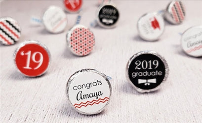 Class Of 2023 Set of 10 Pin back buttons 1.25 inch Badge Graduation Button  Pins