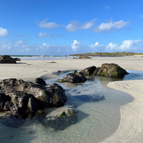 Rockpool on Balevullin Beach, Tiree, Inner Hebrides