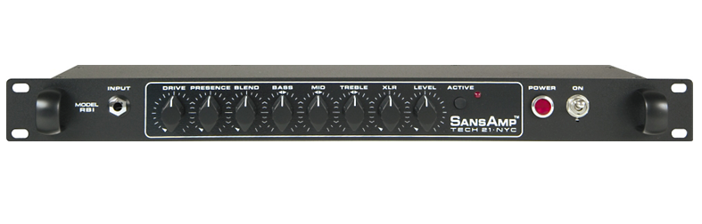Tech 21 SansAmp RBI Rackmount Bass Tube Amp Emulator