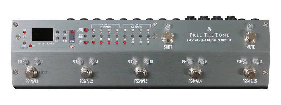 Free The Tone Audio Routing Controller ARC-53M (Silver) - Rogue