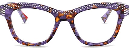 Alain Mikli A03202B readers in Violet Spotted Tortoise