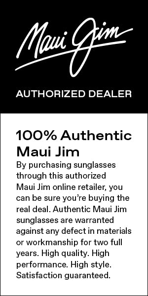 Maui Jim Authorized Dealer badge
