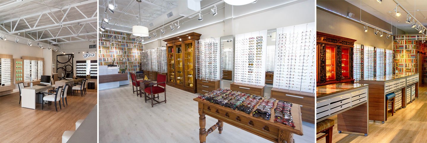 From left to right: Goo Goo eyes Store, Reading Glasses To Go Dallas, Reading Glasses To Go Houston