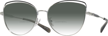 Cat Eye,Oversized Coach 7162 w/ Gradient Bifocal Reading Sunglasses