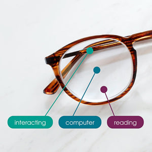A pair of Foster Grant Multi-Focus Reading Glasses