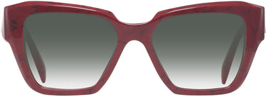 Square Prada 09ZV w/ Gradient Progressive No-Line Reading Sunglasses Progressive No-Lines