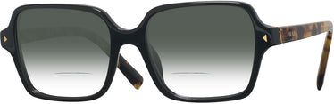 Square Prada A02V w/ Gradient Bifocal Reading Sunglasses