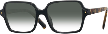 Square Prada A02V w/ Gradient Progressive No-Line Reading Sunglasses Progressive No-Lines