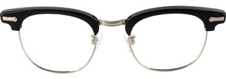 Shuron Ronsir 52 (Mens XL Fit) readers and reading glasses in Black w/ Silver