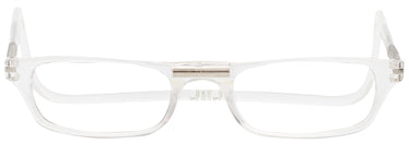 Rectangle CliC Magnetic Reading Glasses: Single Vision Half Frame