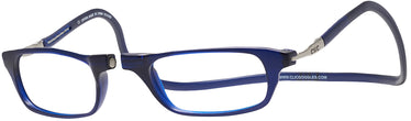 Rectangle CliC Magnetic Reading Glasses: Single Vision Half Frame