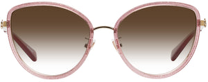 Coach 7093 Gradient Progressive No Line Reading Sunglasses in Pink Glitter/Gold