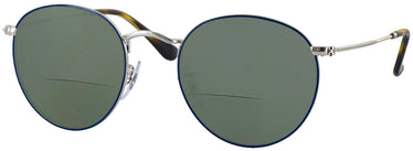 Round Ray-Ban 3447V Bifocal Reading Sunglasses