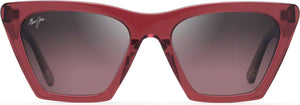Maui Jim Kini Kini 849 Sunglasses in Raspberry with Crystal / Maui Rose Lens