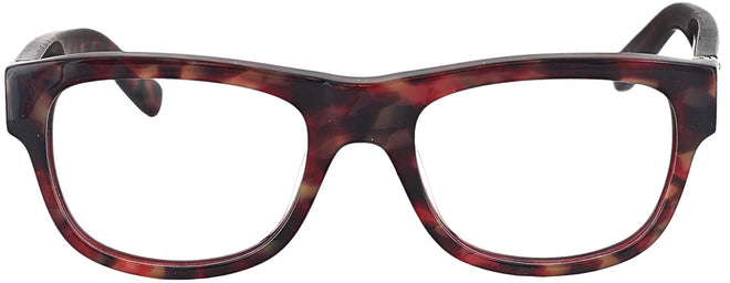 A pair of oval metal reading glasses for women