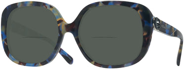 Oversized,Square Coach 8292 Bifocal Reading Sunglasses