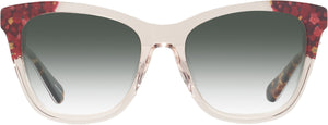 Kate Spade Alexane-S Progressive No Line Reading Sunglasses with Gradient. color: Pattern Pink