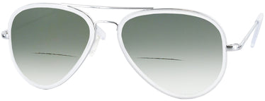 Aviator Concorde Inlay w/ Gradient Bifocal Reading Sunglasses