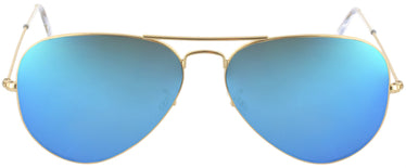 Aviator Ray-Ban 3025L Progressive No-Line Reading Sunglasses - Polarized with Mirror Progressive No-Lines