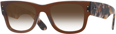 Square Ray-Ban 0840V w/ Gradient Progressive No-Line Reading Sunglasses Progressive No-Lines