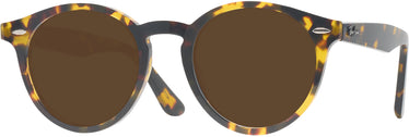 Round Ray-Ban 7680V Progressive No-Line Reading Sunglasses Progressive No-Lines
