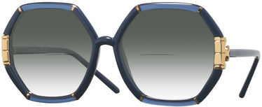 Oversized,Square Tory Burch 9072U w/ Gradient Bifocal Reading Sunglasses