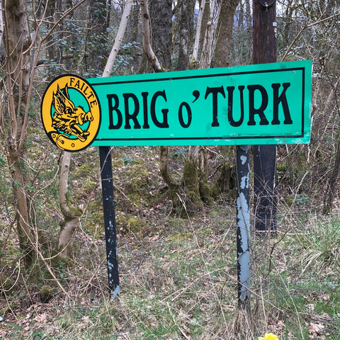 Sign for Brig o'Turk