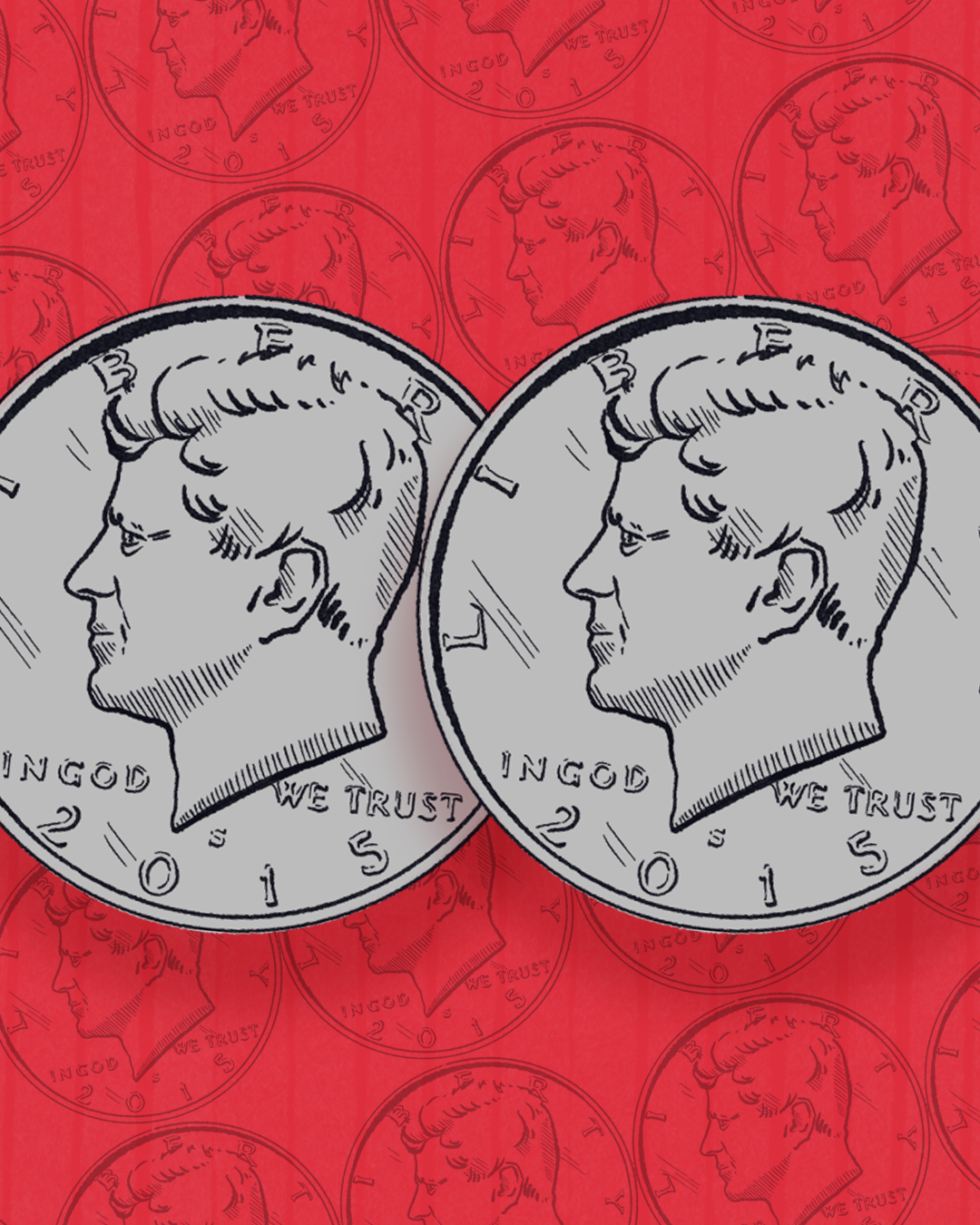 Expanded Shell: Half Dollar Heads