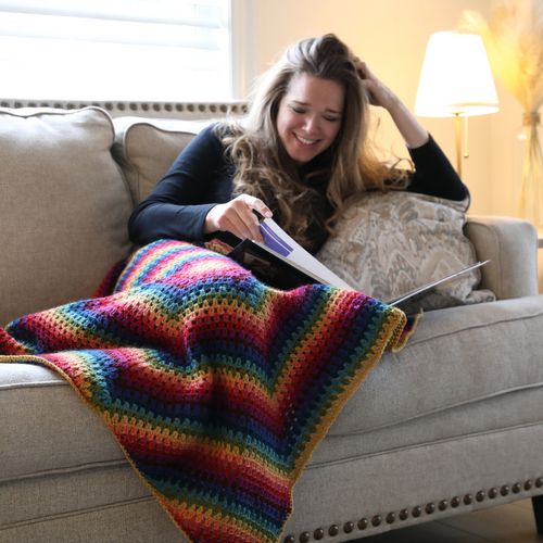 BIG Hexagon Blanket Crochet Kit