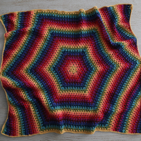 Vintage Hexagon Stocking Crochet Kit – One Big Happy