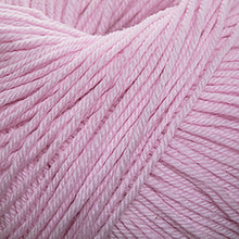 Load image into Gallery viewer, Skein of Cascade 220 Superwash Worsted weight yarn in the color Strawberry Cream (Pink) for knitting and crocheting.

