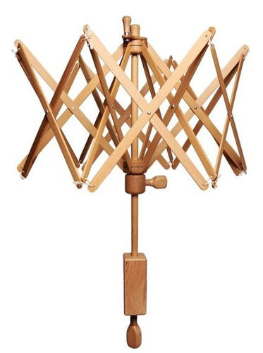 Lacis Umbrella Swift - Reeling Machine - Large Wooden Umbrella Swift (Opens  to 100) at Jimmy Beans Wool