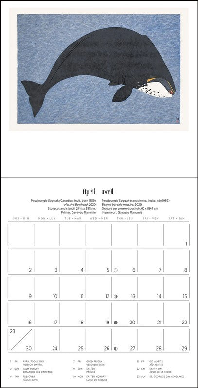 11+ Inuit Art Cape Dorset Calendar 2022 - HewittOtito