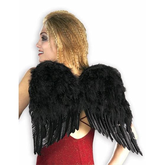 Deluxe Black Feather Wings