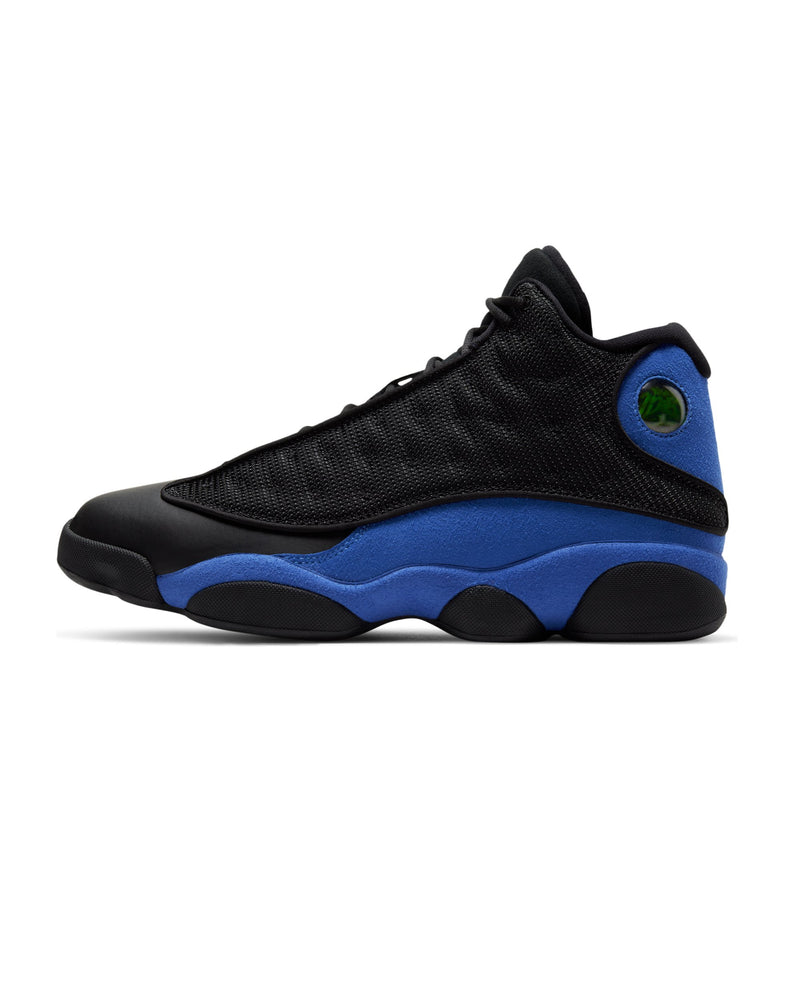 jordan 13 blue and black