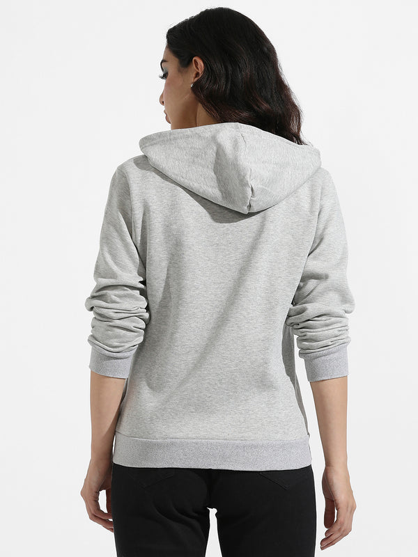 Zip-Front Hoodie With Contrast Drawstring - AW23_ZH_W_PLN_GR_4