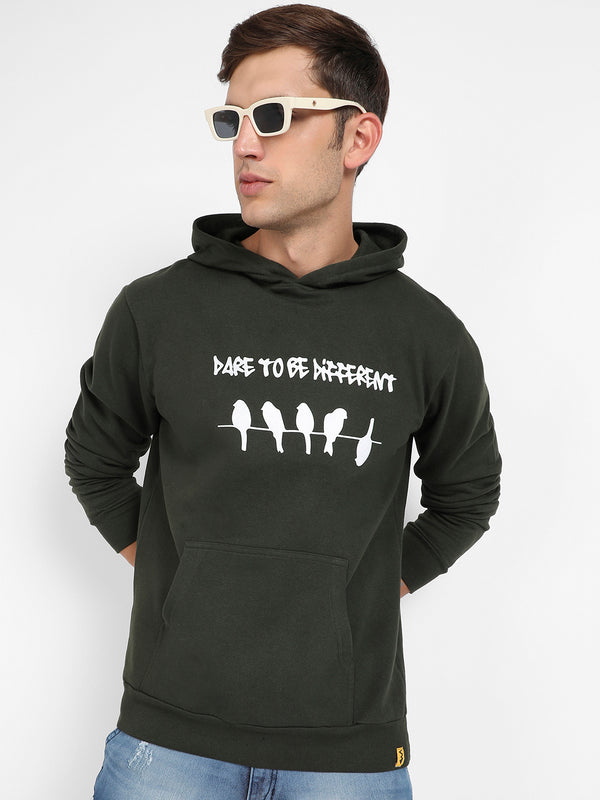 Dare To Be Different Hoodie With Kangaroo Pocket - AWF23_H_M_DT_BL_0_5914956f-d317-46b5-99c4-dc816485bff6