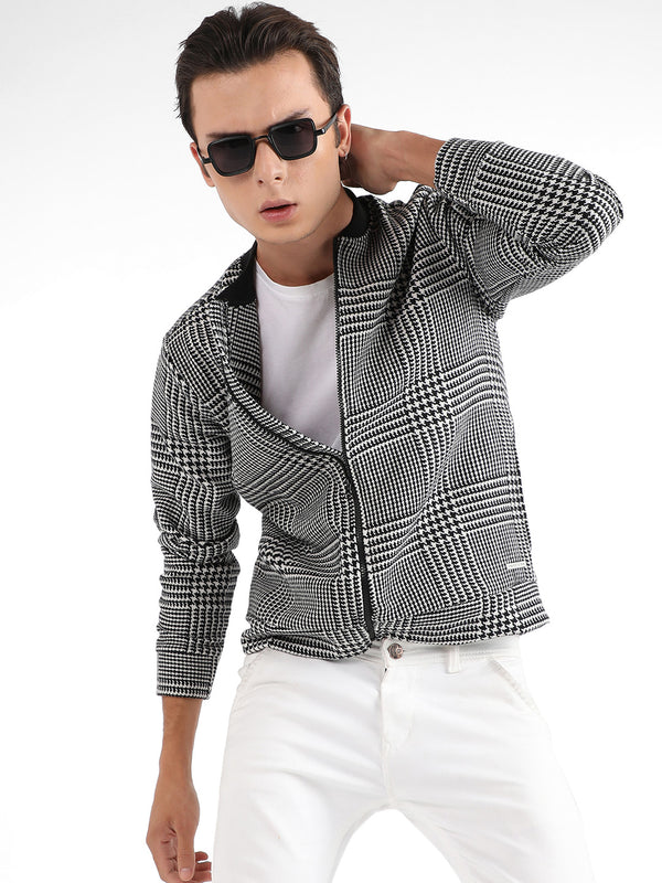 Zip-Front Houndstooth Jacket - AWM23_CSMAWJK6045_1