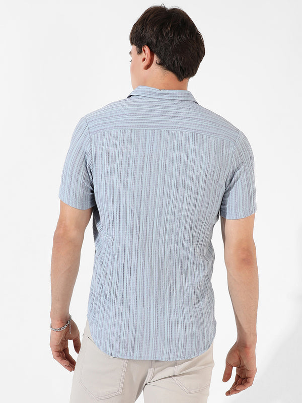 Crease-Stitched Shirt - CSMSSRT5564_4