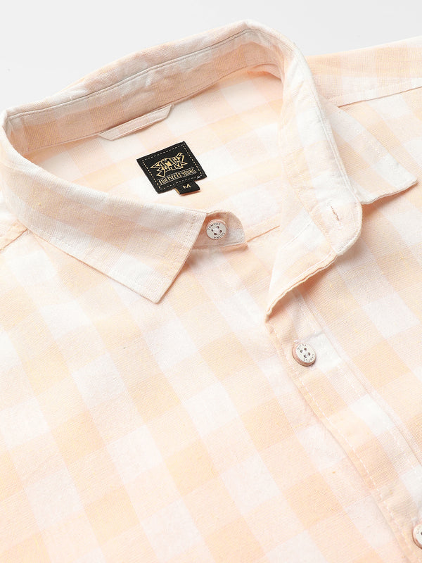 Checkered Casual Shirt - CSMSSRT5570_8