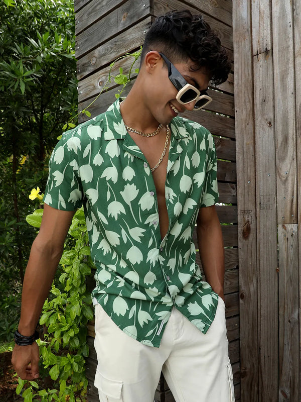 Botanical Block Shirt - Green-Botanical-Block-Shirt-2