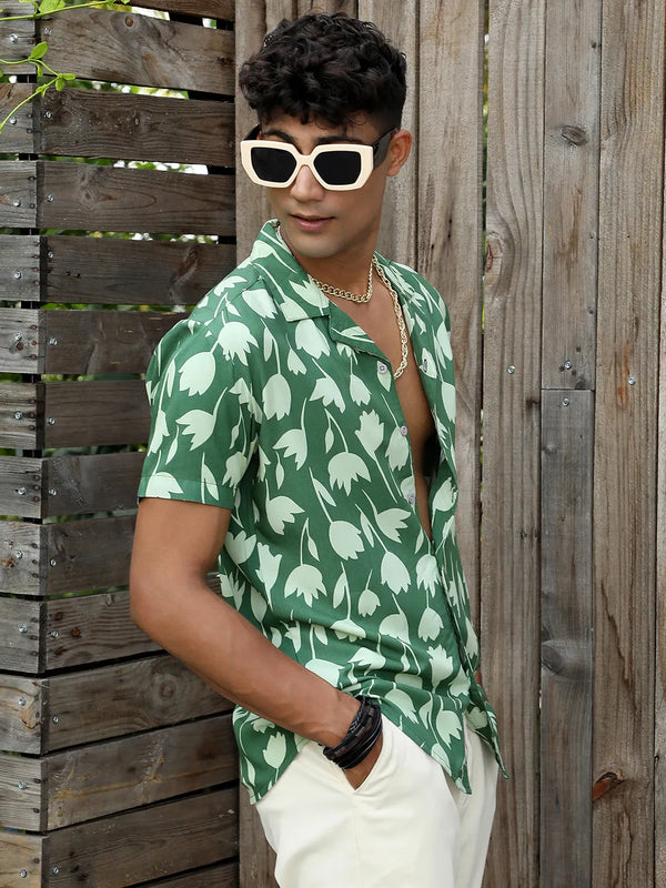 Botanical Block Shirt - Green-Botanical-Block-Shirt-3