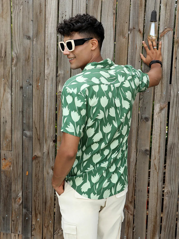 Botanical Block Shirt - Green-Botanical-Block-Shirt-4